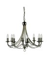 Searchlight® I Пендел Maypole - Античен месинг I 8 x E14 - 6348-8AB - 2