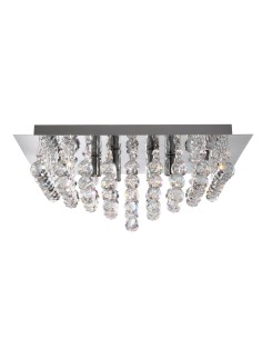 Searchlight® I Плафон Hanna - хром и прозрачен кристал I 6 x G9 - 6406-6CC - Цена | LEDs4economy