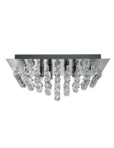 Searchlight® I Плафон Hanna - хром и прозрачен кристал I 6 x G9 - 6406-6CC - Цена | LEDs4economy 2