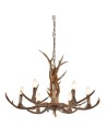 Searchlight® I Пендел Stag - Кафява смола I 6 x E14 - 6416-6BR