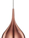 Searchlight® I Vibrant Пендел - метално розов метал I 1 x E14 - 6461-12CU - 3