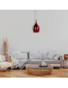 Searchlight® I Vibrant Пендел - металически червен метал I 1 x E14 - 6461-12RE - 5