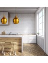 Searchlight® I Vibrant Пендел - метален златен I 1 x E27 - 6461-26GO - 5