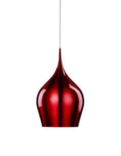 Searchlight® I Vibrant Пендел - металически червен метал I 1 x E27 - 6461-26RE - Цена | LEDs4economy