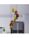 Searchlight® I Vibrant Пендел метален, многоцветен метал I 8 x E14 - 6468-8 - 5