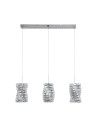 Searchlight® I LED Полилей Modena, хром с прозрачен кристал I x LED (SMD) - 65811-3CC - 2