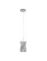 Searchlight® I LED Полилей Modena, хром и прозрачен кристал I x LED (SMD) - 65811CC - 2