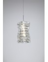 Searchlight® I LED Полилей Modena, хром и прозрачен кристал I x LED (SMD) - 65811CC - 3