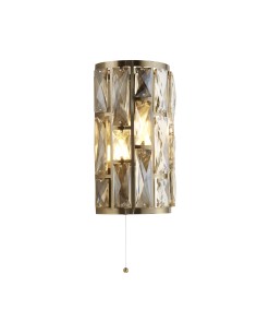 Searchlight® I Аплик Bijou - Античен месинг, метал и шампанско I 2 x E14 - 6582-2AB - Цена | LEDs4economy