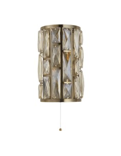 Searchlight® I Аплик Bijou - Античен месинг, метал и шампанско I 2 x E14 - 6582-2AB - Цена | LEDs4economy 2