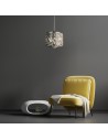Searchlight® I Пендел Bijou - хромиран метал и кристално стъкло I 3 x E14 - 6583-3CC - 5