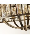 Searchlight® I Пендел Bijou - античен месинг и шампанско I 8 x E14 - 6588-8AB - 3