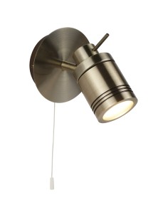 Searchlight® I Samson Спот - античен месинг, метал I 1 x GU10 - 6601AB - Цена | LEDs4economy