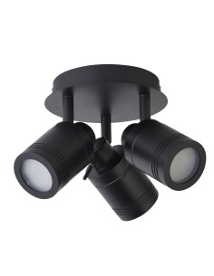 Searchlight® I Спот Samson - черен метал I 3 x GU10 - 6603BK - Цена | LEDs4economy 2