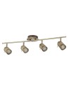 Searchlight® I Спот Samson - Античен месинг, метал I 4 x GU10 - 6604AB - 2