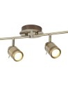 Searchlight® I Спот Samson - Античен месинг, метал I 4 x GU10 - 6604AB - 3