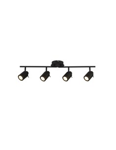 Searchlight® I Спот Samson - черен метал I 4 x GU10 - 6604BK - Цена | LEDs4economy