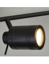 Searchlight® I Спот Samson - черен метал I 4 x GU10 - 6604BK - 3