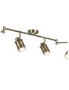 Searchlight® I Спот Samson - Античен месинг I 6 x GU10 - 6606AB - 3