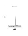 Searchlight® I LED Пендел Doodle, цвят шампанско I 1 x LED - 66110CP - 4