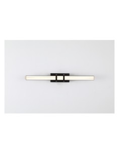 Searchlight® I LED Аплик Parma, матово черен метал и прозрачно стъкло I 1 x LED - 66412BK - Цена | LEDs4economy