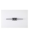 Searchlight® I LED Аплик Parma, матово черен метал и прозрачно стъкло I 1 x LED - 66412BK - 2