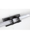 Searchlight® I LED Аплик Parma, матово черен метал и прозрачно стъкло I 1 x LED - 66412BK - 3