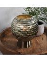 Searchlight® I Настолна лампа Mila - месинг и зелено стъкло I 1 x LED - 67008PB - 5
