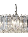 Searchlight® I Пендел Sigma - хромиран метал и акрил I 4 x E14 - 6715CC - 3
