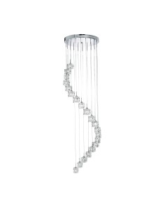 Searchlight® I Пендел Ice Cube - хромиран метал и стъкло I 20 x LED - 6720-20-LED - Цена | LEDs4economy