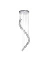 Searchlight® I Пендел Ice Cube - хромиран метал и стъкло I 20 x LED - 6720-20-LED - 2