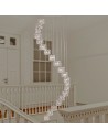 Searchlight® I Пендел Ice Cube - хромиран метал и стъкло I 20 x LED - 6720-20-LED - 5