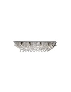 Searchlight® I Плафон Hanna плафон - хромиран метал и прозрачен кристал I 8 x G9 - 6728-8CC - Цена | LEDs4economy
