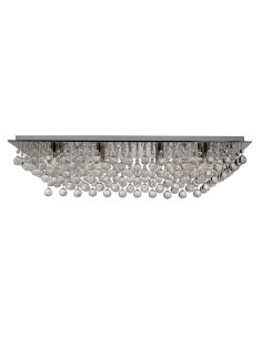 Searchlight® I Плафон Hanna плафон - хромиран метал и прозрачен кристал I 8 x G9 - 6728-8CC - Цена | LEDs4economy 2
