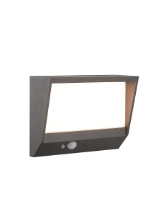 Searchlight® I Solar Аплик за външна употреба - черен метал и бял поликарбонат I 1 x LED - 67418BK - Цена | LEDs4economy