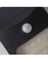 Searchlight® I Solar Аплик за външна употреба - черен метал и бял поликарбонат I 8 x LED - 67420BK-PIR - 3