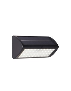 Searchlight® I Solar Аплик за външна употреба - черен метал и бял поликарбонат I 1 x LED - 67422BK-PIR - Цена | LEDs4economy