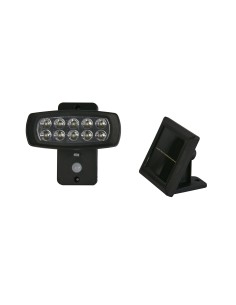 Searchlight® I Solar Аплик за външна употреба - ABS и прозрачен поликарбонат I 1 x LED - 67423BK-PIR - Цена | LEDs4economy 2