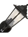 Searchlight® I Фенер Alex - черен метал и стъкло I 1 x E27 - 68001BK - 3