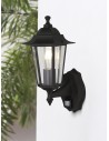 Searchlight® I Фенер Alex - черен метал и стъкло I 1 x E27 - 68001BK - 5