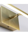 Searchlight® I LED Аплик Amalfi IP44, сатениран месинг, метал I 1 x LED - 68241-61SB - 3