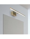 Searchlight® I LED Аплик Amalfi IP44, сатениран месинг, метал I 1 x LED - 68241-61SB - 5