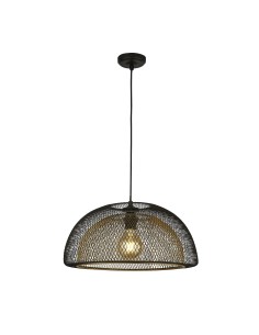 Searchlight® I Honeycomb Пендел - черен метал и златна мрежа I 1 x E27 - 6841BGO - Цена | LEDs4economy