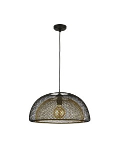 Searchlight® I Honeycomb Пендел - черен метал и златна мрежа I 1 x E27 - 6841BGO - Цена | LEDs4economy 2