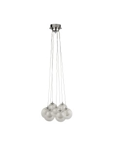 Searchlight® I Пендел Cluster - хромиран метал и прозрачен кристален пясък I 7 x LED - 6867-7CC - Цена | LEDs4economy 2