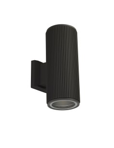 Searchlight® I Външен аплик Hamburg - черен метал и стъкло I 2 x E27 - 6872BK - Цена | LEDs4economy 2