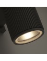Searchlight® I Външен аплик Hamburg - черен метал и стъкло I 2 x E27 - 6872BK - 3
