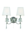 Searchlight® I Аплик Portico - хром, метал и стъкло I 2 x G9 - 6882-2CC