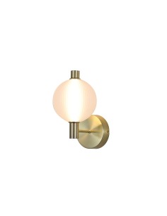 Searchlight® I LED Аплик Luminique, сатениран месинг, метал със стъкло I 1 x LED - 69411-1SB - Цена | LEDs4economy 2