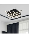 Searchlight® I Matrix плафон - черен метал и опал I 1 x LED - 696-6BK - 5